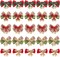 40PCS Mini Bows with Bells, Tiny Christmas Bows Small Bowknot Ornament for Crafts Wreath Christmas Tree Decoration